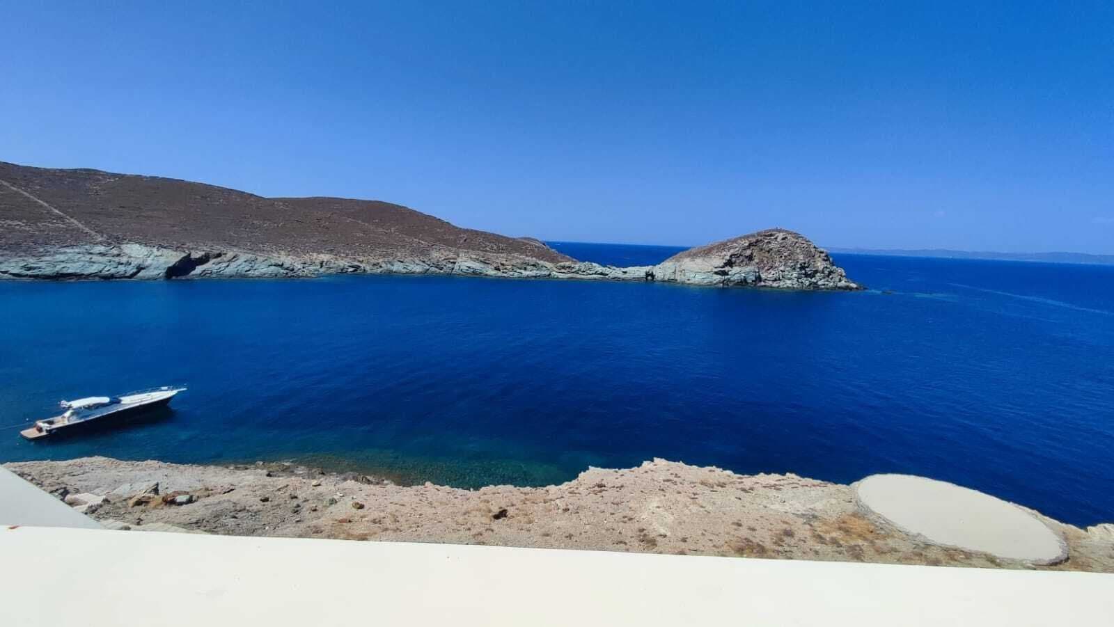 Waterfront land with a private bay